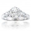 1.45 CT Women's Round Cut Diamond Engagement Ring 